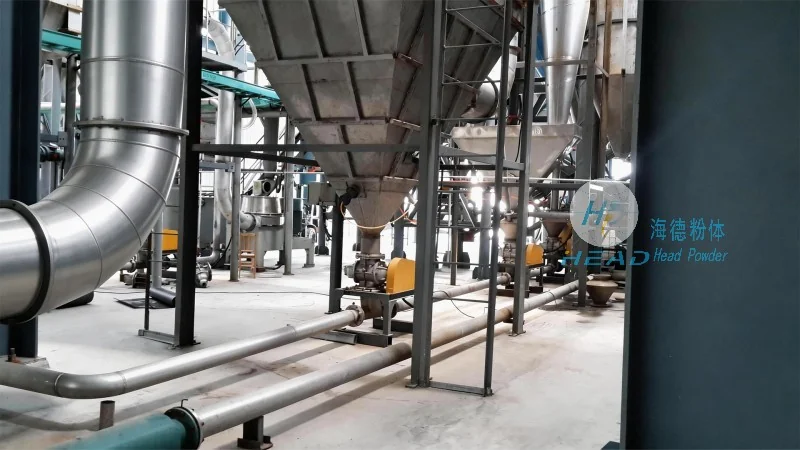 लीमा, पेरू में फॉस्फेट उर्वरक पाउडर के लिए सकारात्मक दबाव वाले न्यूमैटिक संचरण प्रोजेक्ट